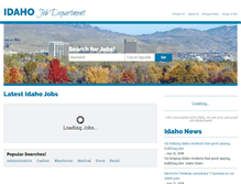 Tablet Screenshot of idahojobdepartment.com